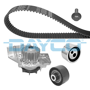 Distributie - Set distributie potrivit CITROEN C4 I, C5 I, C5 I/KOMBI, EVASION, JUMPY I, XSARA, XSARA PICASSO, XSARA/HATCHBACK; FIAT DUCATO, SCUDO 2.0D 1998-2011 (curea + intinzator + pompa apa)