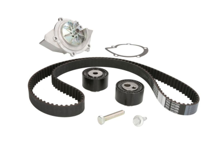 Distributie - Set distributie potrivit CITROEN C5 I, C5 II, C8; FIAT ULYSSE; LANCIA PHEDRA; PEUGEOT 406, 607, 807; SUZUKI GRAND VITARA I 2.0D/2.2D dupa 2000 (curea + intinzator + pompa apa)