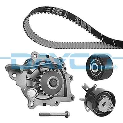 Set distributie potrivit CITROEN C5 II, C5 III, C6, C8, C-CROSSER, C-CROSSER ENTERPRISE; FIAT ULYSSE; FORD GALAXY II, GALAXY MK II, MONDEO IV 2.2D dupa 2002 (curea + intinzator + pompa apa) [1]