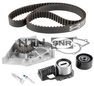 Set distributie potrivit CITROEN EVASION, XANTIA, XM; FIAT DUCATO, ULYSSE; LANCIA ZETA; PEUGEOT 406, 605, 806 1.8-2.1D 1989-2006 (curea + intinzator + pompa apa) [1]