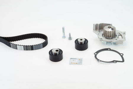 Distributie - Set distributie (curea + intinzator + Pompa apa) potrivit CITROEN JUMPER I; PEUGEOT BOXER 2.2D 12.01-06.06