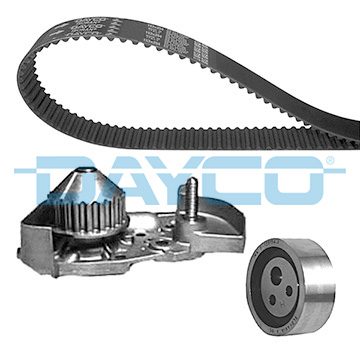 Distributie - Set distributie potrivit DACIA SOLENZA, SUPERNOVA; RENAULT CLIO II, KANGOO, KANGOO EXPRESS, MEGANE I, MEGANE I CLASSIC, THALIA I 1.4/1.6 dupa 1996 (curea + intinzator + pompa apa)