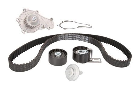 Distributie - Set distributie potrivit DS DS 3; CITROEN C3 II, C3 II/HATCHBACK, DS3; FORD FIESTA V, FIESTA VI, KUGA II; MAZDA 2; PEUGEOT 2008 I, 206+ 1.4D/1.5 dupa 2001 (curea + intinzator + pompa apa)
