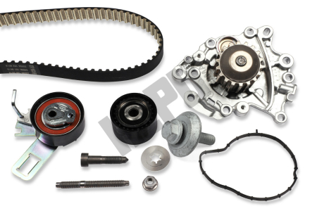 Distributie - Set distributie potrivit DS DS 3 / DS 3, DS 4 II, DS 7; CITROEN BERLINGO, BERLINGO/MINIVAN, C3 AIRCROSS I, C3 AIRCROSS II, C3 III 1.2-Electric dupa 2014 (curea + intinzator + pompa apa)