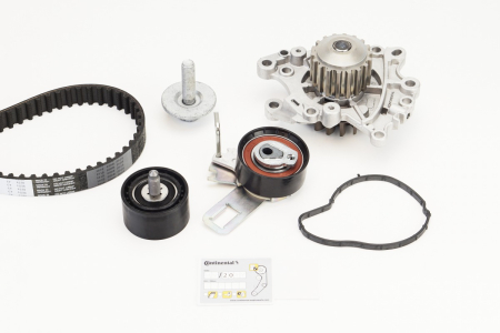 Distributie - Set distributie potrivit DS DS 3 / DS 3, DS 4 II, DS 7; CITROEN BERLINGO, BERLINGO/MINIVAN, C3 AIRCROSS I, C3 AIRCROSS II, C3 III 1.2-Electric dupa 2014 (curea + intinzator + pompa apa)