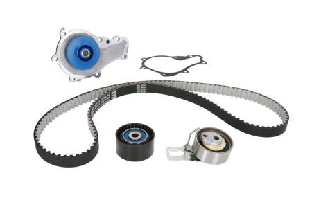 Distributie - Set distributie potrivit DS DS 3, DS 4, DS 5; CITROEN BERLINGO, BERLINGO MULTISPACE, BERLINGO/MINIVAN, C3 AIRCROSS I, C3 AIRCROSS II 1.2-1.6D dupa 2001 (curea + intinzator + pompa apa)