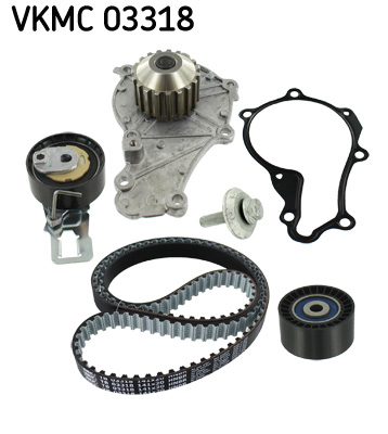Set distributie potrivit DS DS 3, DS 4, DS 5; CITROEN BERLINGO, BERLINGO MULTISPACE, BERLINGO/MINIVAN, C3 AIRCROSS I, C3 AIRCROSS II 1.2-1.6D dupa 2001 (curea + intinzator + pompa apa) [1]
