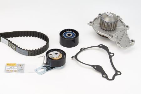 Set distributie potrivit DS DS 3, DS 4, DS 5; CITROEN BERLINGO, BERLINGO MULTISPACE, BERLINGO/MINIVAN, C3 AIRCROSS I, C3 AIRCROSS II 1.2-1.6D dupa 2007 (curea + intinzator + pompa apa) [1]