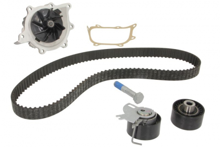 Set distributie (curea + intinzator + Pompa apa) potrivit DS DS 4, DS 5, DS 7; CITROEN C4 GRAND PICASSO II, C4 II, C4 PICASSO II, C4 SPACETOURER, C5 AIRCROSS, C5 II 1.5-Electric 04.06- [1]