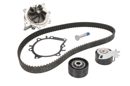 Distributie - Set distributie potrivit DS DS 4, DS 5, DS 7; CITROEN C4 GRAND PICASSO II, C4 II, C4 PICASSO II, C4 SPACETOURER, C5 AIRCROSS, C5 III 1.5-Electric dupa 2009 (curea + intinzator + pompa apa)
