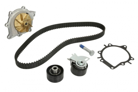 Set distributie potrivit DS DS 4, DS 5, DS 7; CITROEN C4 GRAND PICASSO II, C4 II, C4 PICASSO II, C4 SPACETOURER, C5 AIRCROSS, C5 III 1.5-Electric dupa 2009 (curea + intinzator + Pompa apa) [1]