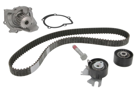 Distributie - Set distributie potrivit DS DS 5; CITROEN C4 GRAND PICASSO I, C4 II, C4 PICASSO I, C5 III, C8, DS4, DS5, JUMPY II; FIAT SCUDO 2.0D/2.0DH dupa 2002 (curea + intinzator + pompa apa)