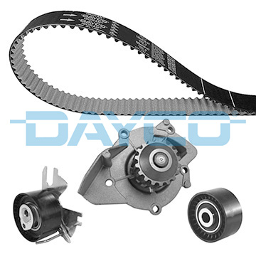 Set distributie potrivit DS DS 5; CITROEN C4 GRAND PICASSO I, C4 II, C4 PICASSO I, C5 III, C8, DS4, DS5, JUMPY II; FIAT SCUDO 2.0D/2.0DH dupa 2002 (curea + intinzator + pompa apa) [1]
