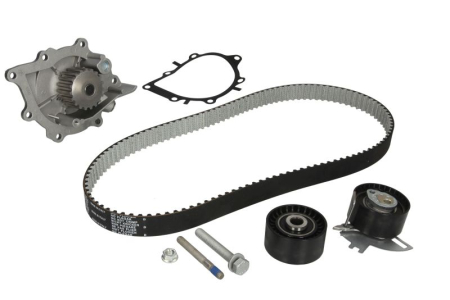 Distributie - Set distributie potrivit DS DS 7; CITROEN C5 II, C5 III, C6, C8, C-CROSSER, C-CROSSER ENTERPRISE; FIAT ULYSSE; FORD GALAXY II 2.0D/2.2D dupa 2002 (curea + intinzator + pompa apa)