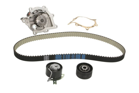 Distributie - Set distributie potrivit DS DS 7; CITROEN C5 II, C5 III, C6, C8, C-CROSSER, C-CROSSER ENTERPRISE; FIAT ULYSSE; FORD GALAXY II 2.0D/2.2D dupa 2002 (curea + intinzator + pompa apa)