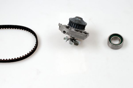 Distributie - Set distributie potrivit FIAT 500, DOBLO, DOBLO/MINIVAN, FIORINO, FIORINO/MINIVAN, GRANDE PUNTO, PALIO, PANDA, PANDA/HATCHBACK, PUNTO 1.2-1.4CNG dupa 1993 (curea + intinzator + pompa apa)