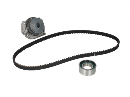 Distributie - Set distributie potrivit FIAT 500, DOBLO, DOBLO/MINIVAN, FIORINO, FIORINO/MINIVAN, GRANDE PUNTO, PALIO, PANDA, PANDA/HATCHBACK, PUNTO 1.2-1.4CNG dupa 1993 (curea + intinzator + pompa apa)