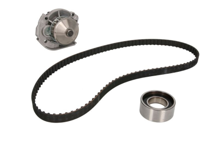 Distributie - Set distributie potrivit FIAT CINQUECENTO, PALIO, PANDA, PANDA/HATCHBACK, PUNTO, SEICENTO / 600/HATCHBACK, TIPO, UNO; LANCIA Y, Y10 0.8-1.2 1982-2010 (curea + intinzator + pompa apa)