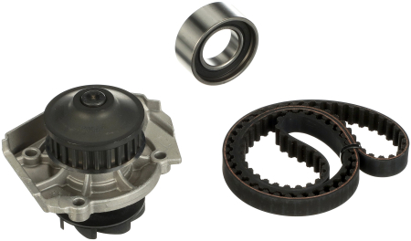 Set distributie potrivit FIAT CINQUECENTO, PALIO, PANDA, PANDA/HATCHBACK, PUNTO, SEICENTO / 600, SEICENTO / 600/HATCHBACK, UNO; LANCIA Y 0.8-1.2 dupa 1984 (curea + intinzator + pompa apa) [1]