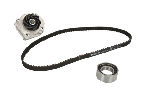 Distributie - Set distributie potrivit FIAT CINQUECENTO, PALIO, PANDA, PANDA/HATCHBACK, PUNTO, SEICENTO / 600, SEICENTO / 600/HATCHBACK, UNO; LANCIA Y 0.8-1.2 dupa 1984 (curea + intinzator + pompa apa)