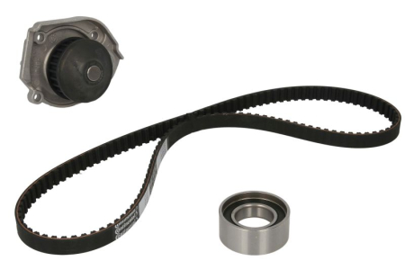 Distributie - Set distributie potrivit FIAT CINQUECENTO, PALIO, PANDA, PANDA/HATCHBACK, PUNTO, SEICENTO / 600, SEICENTO / 600/HATCHBACK, UNO; LANCIA Y 0.8-1.2 dupa 1984 (curea + intinzator + pompa apa)