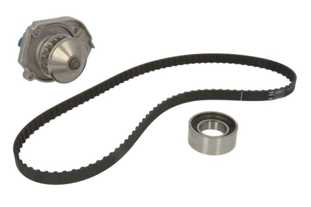 Distributie - Set distributie potrivit FIAT CINQUECENTO, PANDA, PANDA/HATCHBACK, PUNTO, TIPO, UNO; LANCIA Y, Y10 0.8-1.1 dupa 1982 (curea + intinzator + pompa apa)