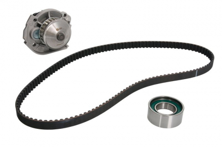 Distributie - Set distributie (curea + intinzator + Pompa apa) potrivit FIAT DOBLO, DOBLO/MINIVAN, FIORINO, FIORINO/MINIVAN, GRANDE PUNTO, PALIO, PANDA, PANDA/HATCHBACK, PUNTO 1.2-1.4CNG 09.93-