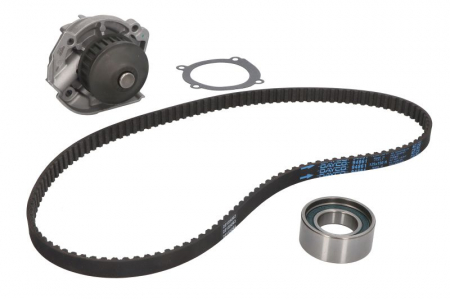 Distributie - Set distributie (curea + intinzator + Pompa apa) potrivit FIAT PALIO, PANDA, PANDA/HATCHBACK, PUNTO, SEICENTO / 600, UNO; LANCIA Y 0.8-1.2 10.84-