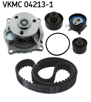 Set distributie potrivit FORD COUGAR, FOCUS I, FOCUS I/KOMBI, MONDEO II, TOURNEO CONNECT, TRANSIT CONNECT 1.6-2.0 1996-2013 (curea + intinzator + pompa apa) [1]