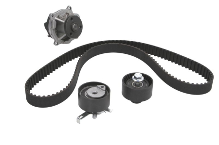 Distributie - Set distributie potrivit FORD COUGAR, FOCUS I, FOCUS I/KOMBI, MONDEO II, TOURNEO CONNECT, TRANSIT CONNECT 1.6-2.0 1996-2013 (curea + intinzator + pompa apa)