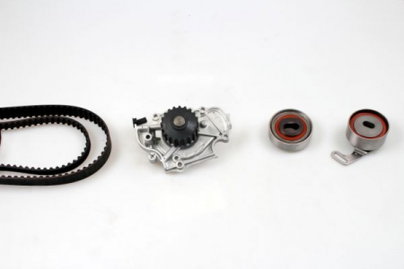 Distributie - Set distributie (curea + intinzator + Pompa apa) potrivit HONDA ACCORD V, ACCORD VI, ODYSSEY, SHUTTLE 1.8-2.3 02.96-06.04