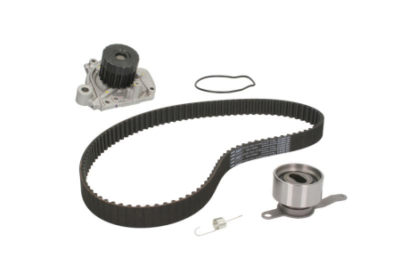Distributie - Set distributie potrivit HONDA CAPA, CIVIC VI, HR-V; VW CALIFORNIA T4 CAMPER 1.4-2.5D dupa 1994 (curea + intinzator + pompa apa)