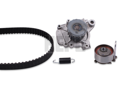 Set distributie potrivit HONDA CIVIC VII, LOGO 1.3/1.4 1999-2005 (curea + intinzator + pompa apa) [1]
