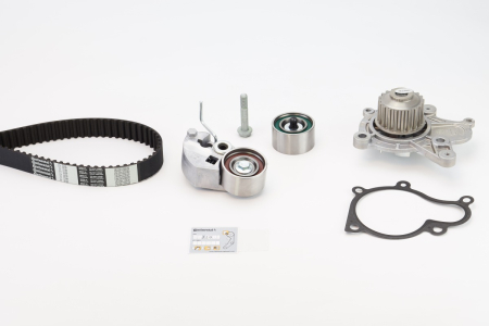 Set distributie potrivit HYUNDAI ACCENT II, ACCENT III, ELANTRA III, GETZ, HIGHWAY, MATRIX, SANTA FÉ I, SANTA FÉ II, TRAJET 1.5D/2.0D/2.2D 2001-2015 (curea + intinzator + pompa apa) [1]