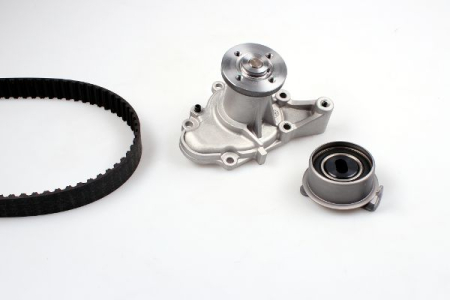 Set distributie potrivit HYUNDAI ATOS, GETZ, I10 I; KIA PICANTO I 1.0/1.1 1998-2013 (curea + intinzator + pompa apa) [1]