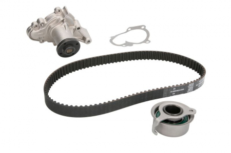 Set distributie (curea + intinzator + Pompa apa) potrivit HYUNDAI ATOS, GETZ, I10 I; KIA PICANTO I 1.0/1.1 02.98-12.13 [1]