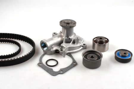 Set distributie potrivit HYUNDAI SANTA FÉ I, SONATA IV 2.4 1998-2006 (curea + intinzator + pompa apa) [1]