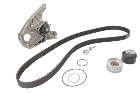 Distributie - Set distributie potrivit IVECO DAILY III, DAILY IV, DAILY V, DAILY VI; FIAT DUCATO 2.3D/3.0D dupa 2001 (curea + intinzator + pompa apa)