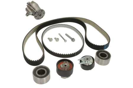 Distributie - Set distributie potrivit JAGUAR XF I, XF SPORTBRAKE, XJ; LAND ROVER DISCOVERY IV, RANGE ROVER IV, RANGE ROVER SPORT I 3.0D/3.0DH 2009-2022 (curea + intinzator + pompa apa)