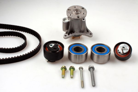 Set distributie potrivit JAGUAR XF I, XF SPORTBRAKE, XJ; LAND ROVER DISCOVERY IV, RANGE ROVER IV, RANGE ROVER SPORT I 3.0D/3.0DH 2009-2022 (curea + intinzator + pompa apa) [1]