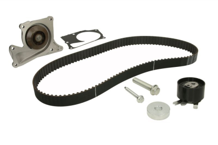 Distributie - Set distributie potrivit MERCEDES A (V177), A (W176), A (W177), B SPORTS TOURER (W246, W242), B SPORTS TOURER (W247) 0.9-1.6 dupa 2008 (curea + intinzator + pompa apa)
