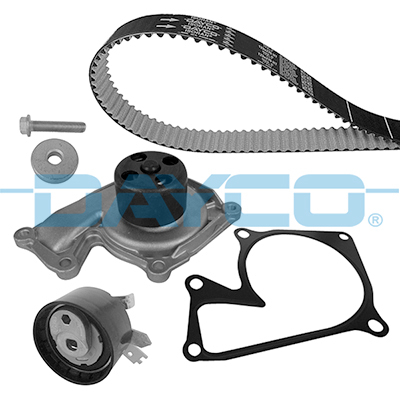 Set distributie potrivit MERCEDES A (V177), A (W176), A (W177), B SPORTS TOURER (W246, W242), B SPORTS TOURER (W247) 0.9-1.6 dupa 2008 (curea + intinzator + pompa apa) [1]