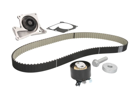 Distributie - Set distributie potrivit MERCEDES A (V177), A (W176), A (W177), B SPORTS TOURER (W246, W242), B SPORTS TOURER (W247) 0.9-1.6 dupa 2002 (curea + intinzator + pompa apa)