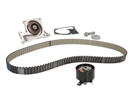 Distributie - Set distributie potrivit MERCEDES A (V177), A (W176), A (W177), B SPORTS TOURER (W246, W242), B SPORTS TOURER (W247) 1.2-1.6 dupa 2008 (curea + intinzator + Pompa apa)