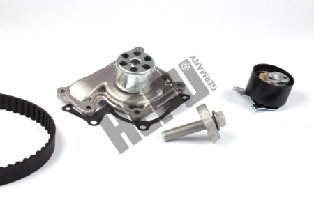 Distributie - Set distributie potrivit MERCEDES A (V177), A (W177), B SPORTS TOURER (W247), CITAN (MPV), CITAN TOURER (W420), CITAN/MINIVAN (W415) 1.0LPG-1.6D dupa 2008 (curea + intinzator + pompa apa)