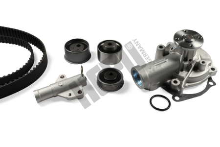 Set distributie potrivit MITSUBISHI LANCER VII, OUTLANDER I 2.0 2002-2013 (curea + intinzator + pompa apa) [1]