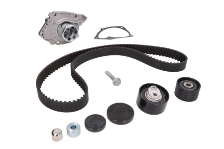 Distributie - Set distributie potrivit NISSAN PRIMASTAR, TERRANO; OPEL VIVARO A; RENAULT AVANTIME, CLIO III, DUSTER, ESPACE IV, GRAND SCENIC II 1.8/1.9D/2.0 dupa 2001 (curea + intinzator + pompa apa)