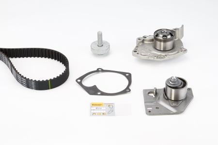 Set distributie potrivit NISSAN PRIMERA; RENAULT GRAND SCENIC II, GRAND SCENIC III, LAGUNA II, MEGANE II, MEGANE III, MEGANE II/KOMBI 1.9D dupa 2001 (curea + intinzator + pompa apa) [1]
