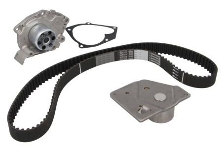Distributie - Set distributie potrivit NISSAN PRIMERA; RENAULT GRAND SCENIC II, LAGUNA II, MEGANE II, MEGANE II/KOMBI, SCENIC II, SCENIC III 1.9D dupa 2001 (curea + intinzator + pompa apa)