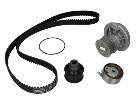 Distributie - Set distributie potrivit OPEL ASTRA F, ASTRA F/KOMBI, ASTRA G, ASTRA G/KOMBI, KADETT E COMBO, VECTRA A 1.7D 1992-2005 (curea + intinzator + pompa apa)